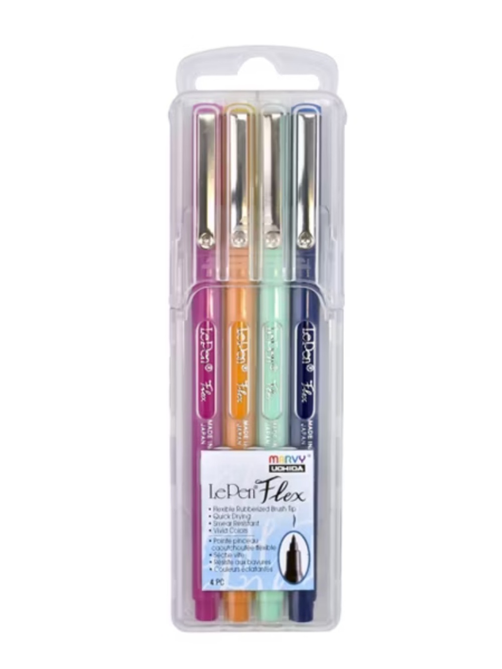 Marvy Uchida Le Pen - Retro Colors - 4 Ct (4800-4R) NEW